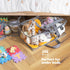 Set of 2 PVC Storage Bags - Transparent